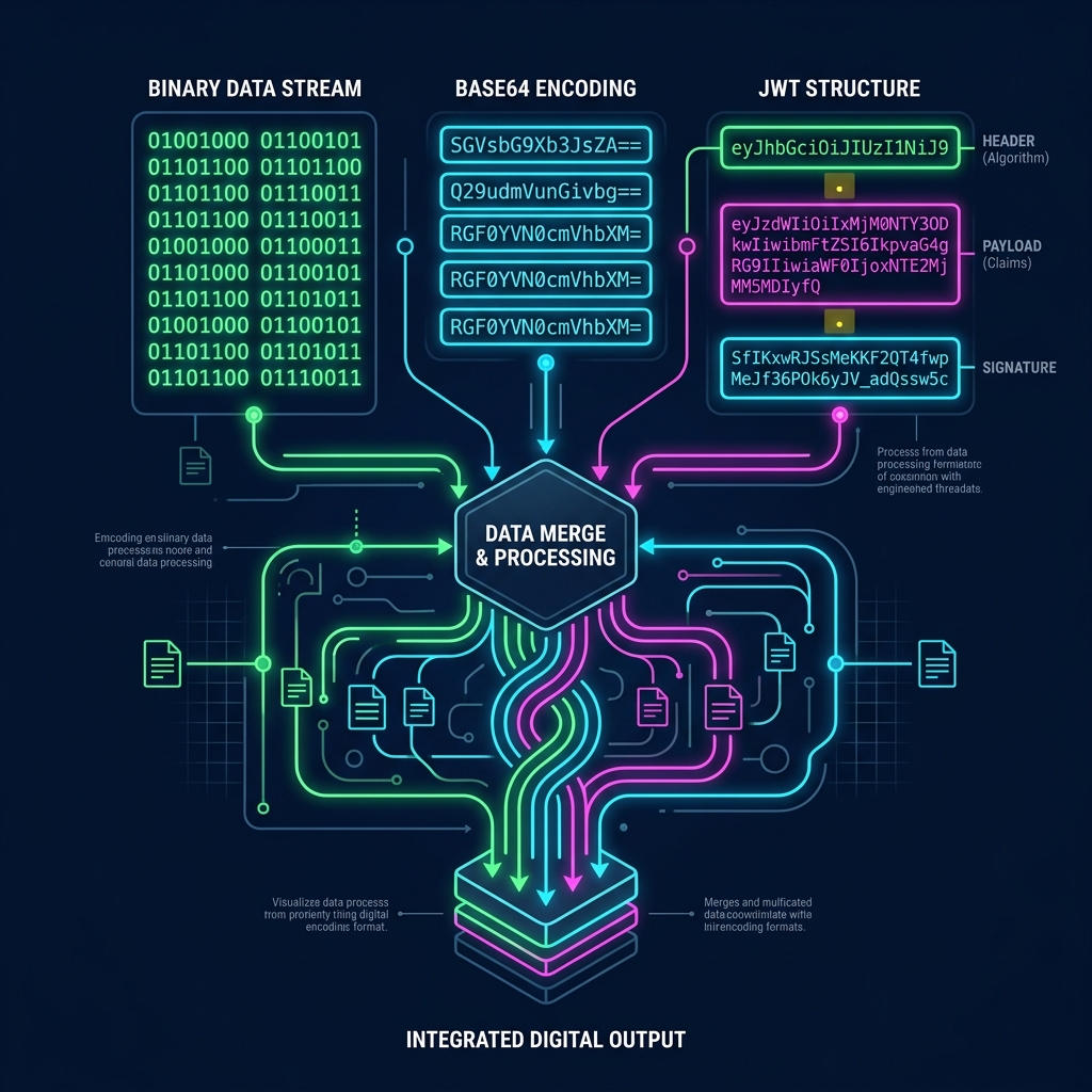 JWT, Base64, and URL Encoding Explained: A Developer's Guide to Data Encoding