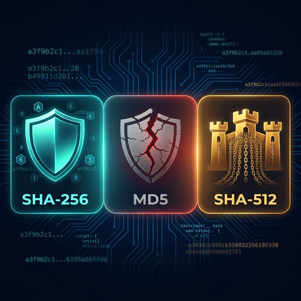 SHA-256 vs MD5 vs SHA-512: Which Hashing Algorithm Should You Use?